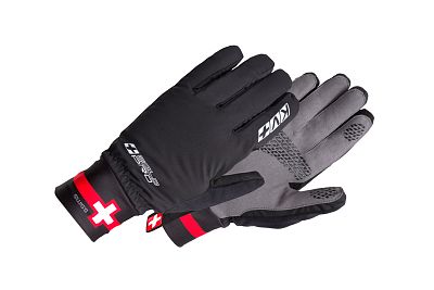 Превью  Перчатки лыжные KV+ Cold Pro Swiss Black/Red